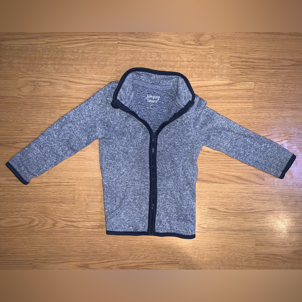 Junping Beans Fleece Zip Up